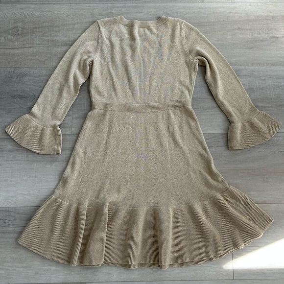 Lilly Pulitzer Girls Gold Dress XL - Picture 7 of 7